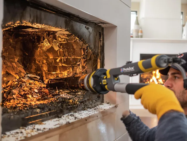 Professional chimney cleaning by Palm Bay Chimney Sweep in Palm Bay, FL