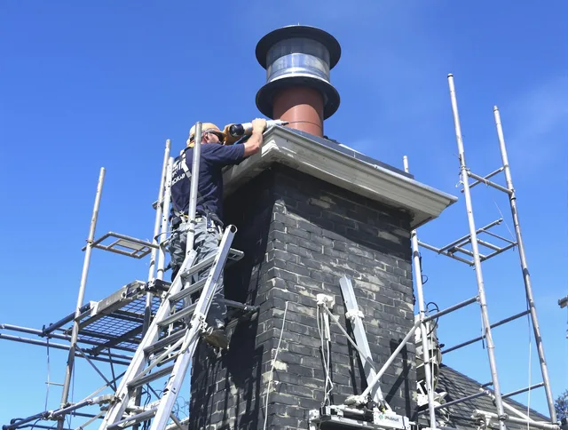 Sturdy chimney crown finished by Palm Bay Chimney Sweep in Palm Bay, FL