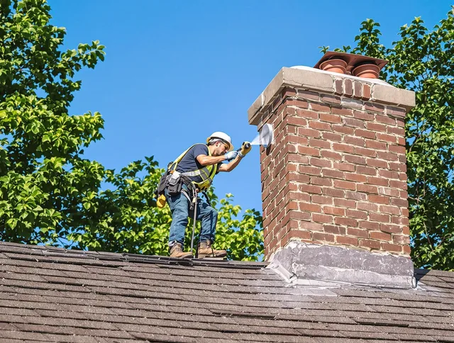 Palm Bay Chimney Sweep performing an inspection with advanced tools in Palm Bay, FL