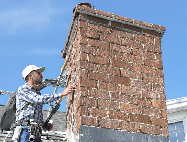 Brickwork for a chimney rebuild by Palm Bay Chimney Sweep in Palm Bay, FL