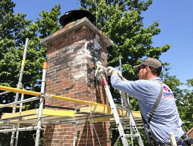 Structural chimney repair by Palm Bay Chimney Sweep in Palm Bay, FL